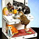 Kitty Bath Time Music Box