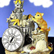 Animated Garbage Can Cats
