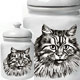 Collectibles, Cat Clocks, Cat Music Boxes, Cat Jars, Cat Mugs