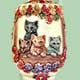 Cat 
Birdcage Planter