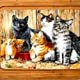 Barnyard
 Cats Serving Tray