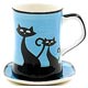 Catitude Mug And Saucer Set